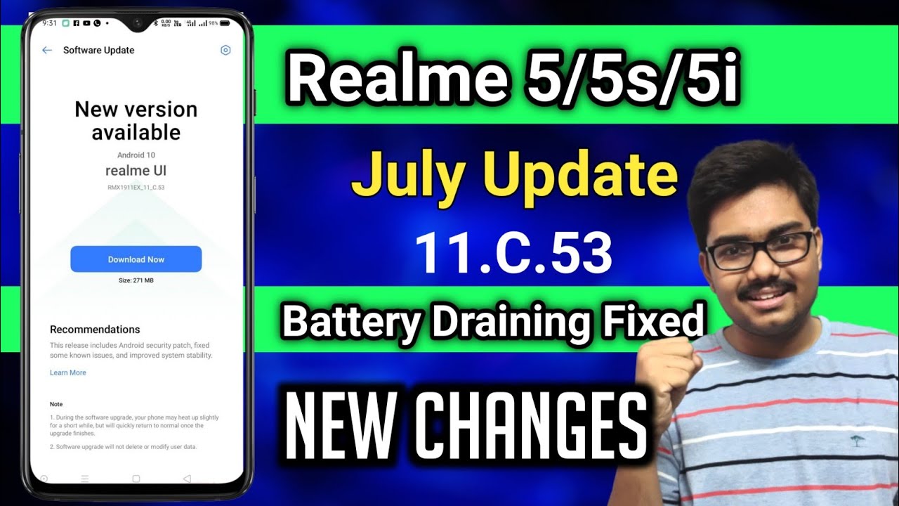 Realme 5/5s/5i July update 11.C.53 started to Rolling out- Changeslog