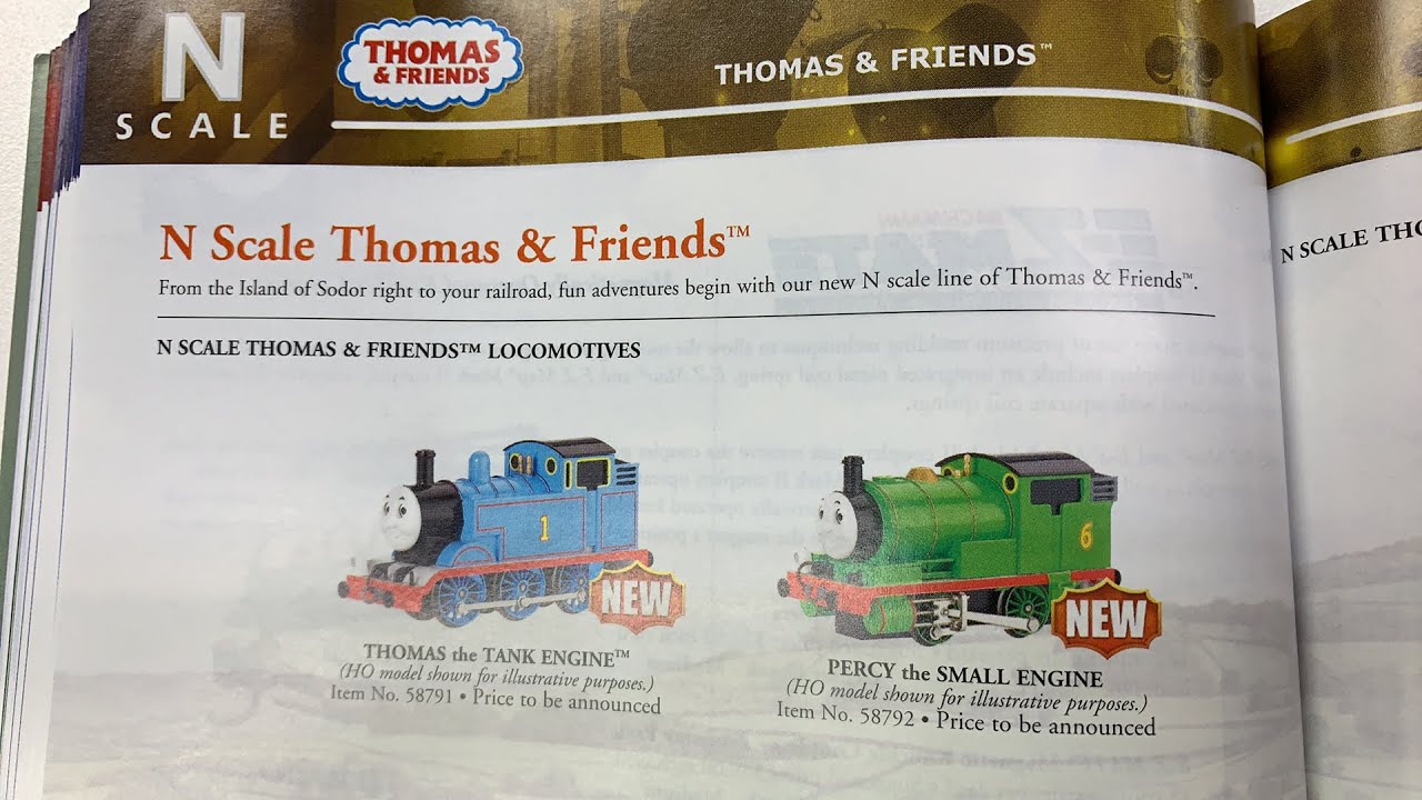 New Thomas HO & N Scale Trains - BACHMANN 2019 Catalog Discussion