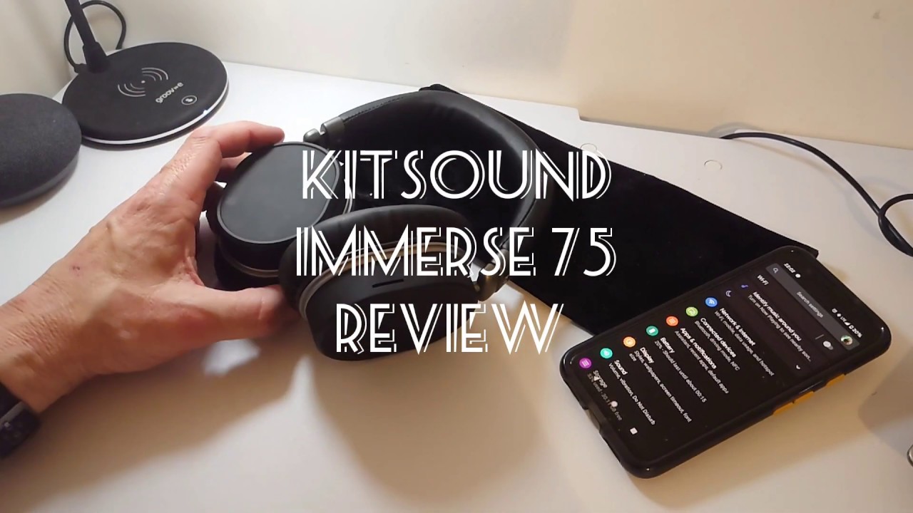 Review - The Kitsound Immerse 75 Wireless ANC headphones. #Tech #Headphones #Kitsound #ANC
