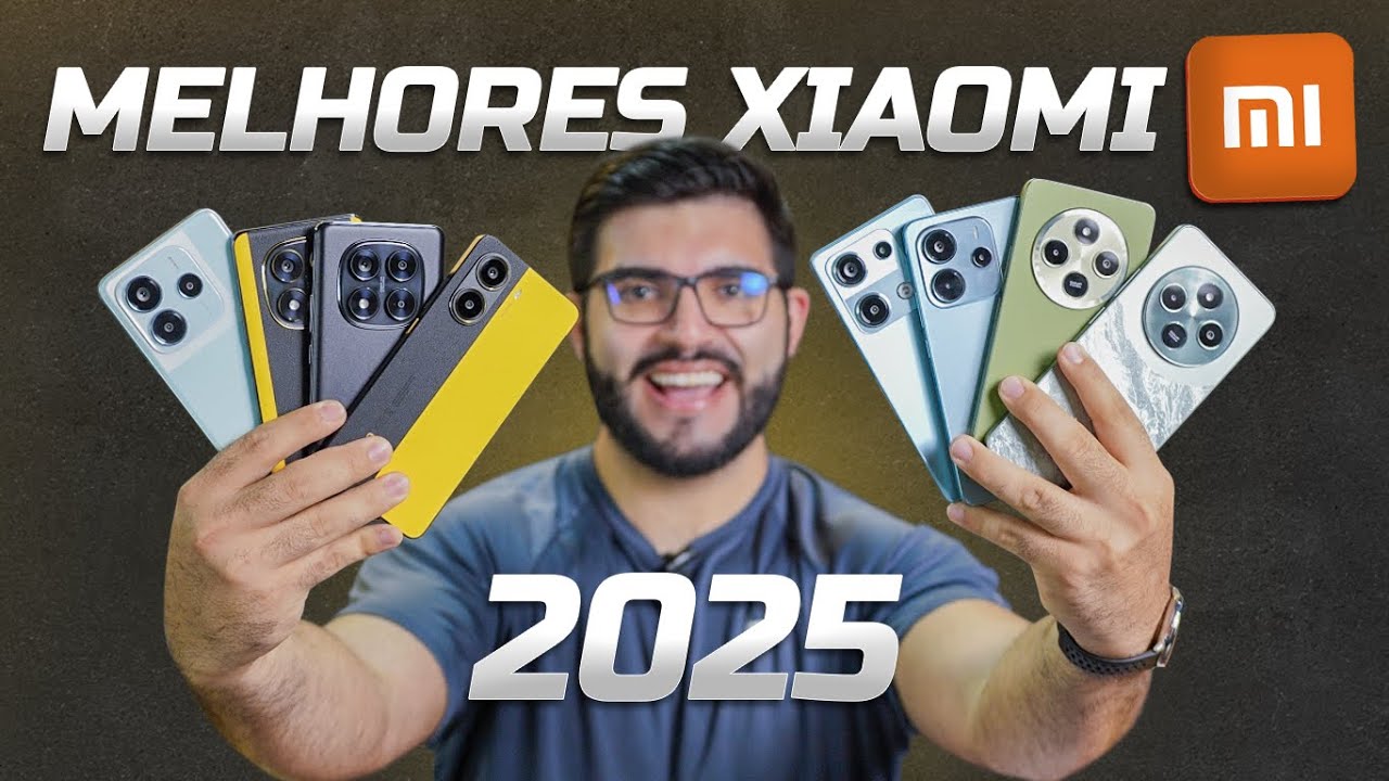 DEFINITIVO: TOP 10 Melhores Smartphones da XIAOMIS para COMPRAR em 2025 (com dicas ÚNICAS)