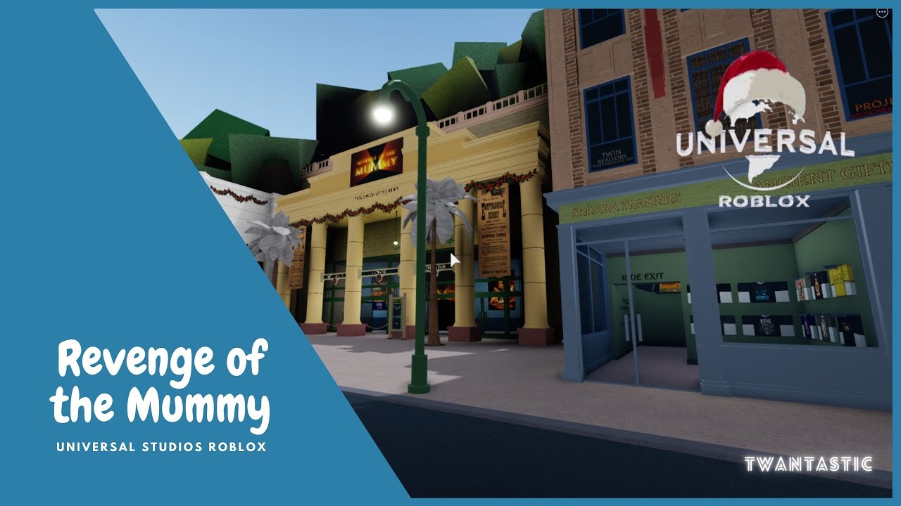 [POV] The Revenge of the Mummy - The Ride | Universal Studios Roblox | 2020 Onride POV