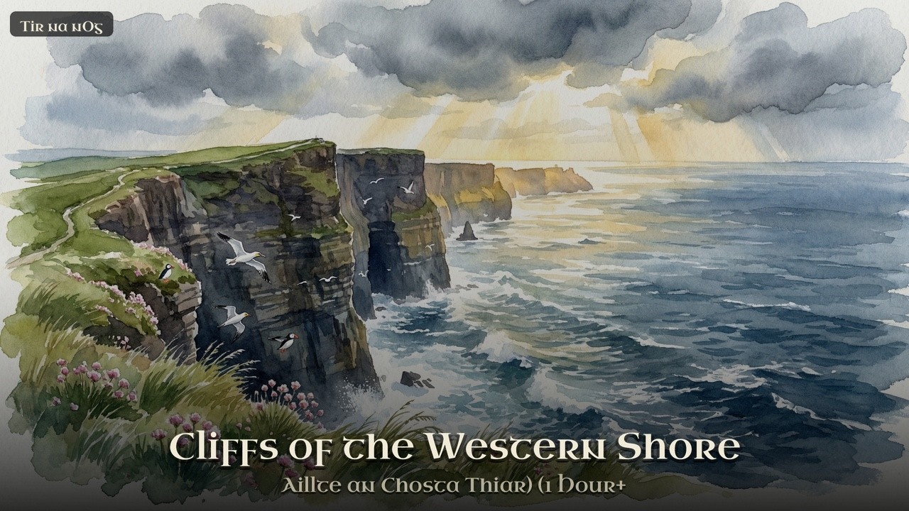 Cliffs of the Western Shore — 1 Hour Loop | Celtic Chill / Irish Folk Ambient