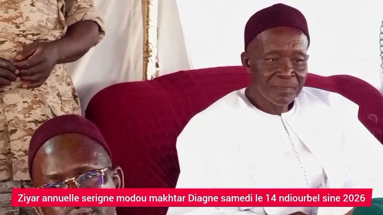 Ziyar annuelle serigne modou makhtar Diagne samedi le 14 2026 ndiourbel sine 