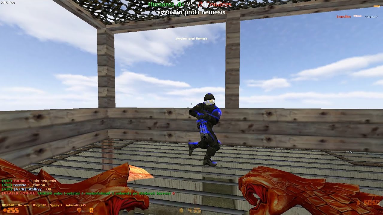 Cs 1.6 Zombie Chronic w/@phenomcz , Formula, corey a dal nevím xd [zase plny server]