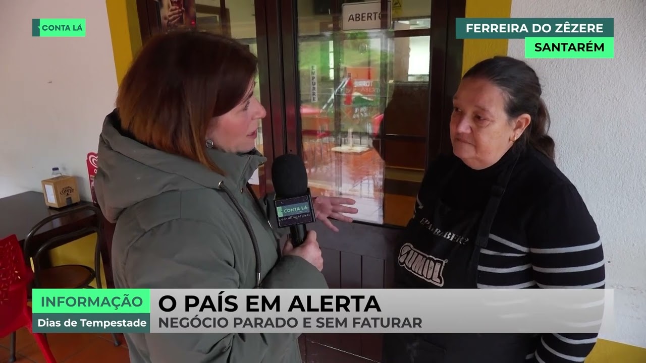 Chuva persistente deixa restauração de Dornes, em Ferreira do Zêzere, parada e sem faturação