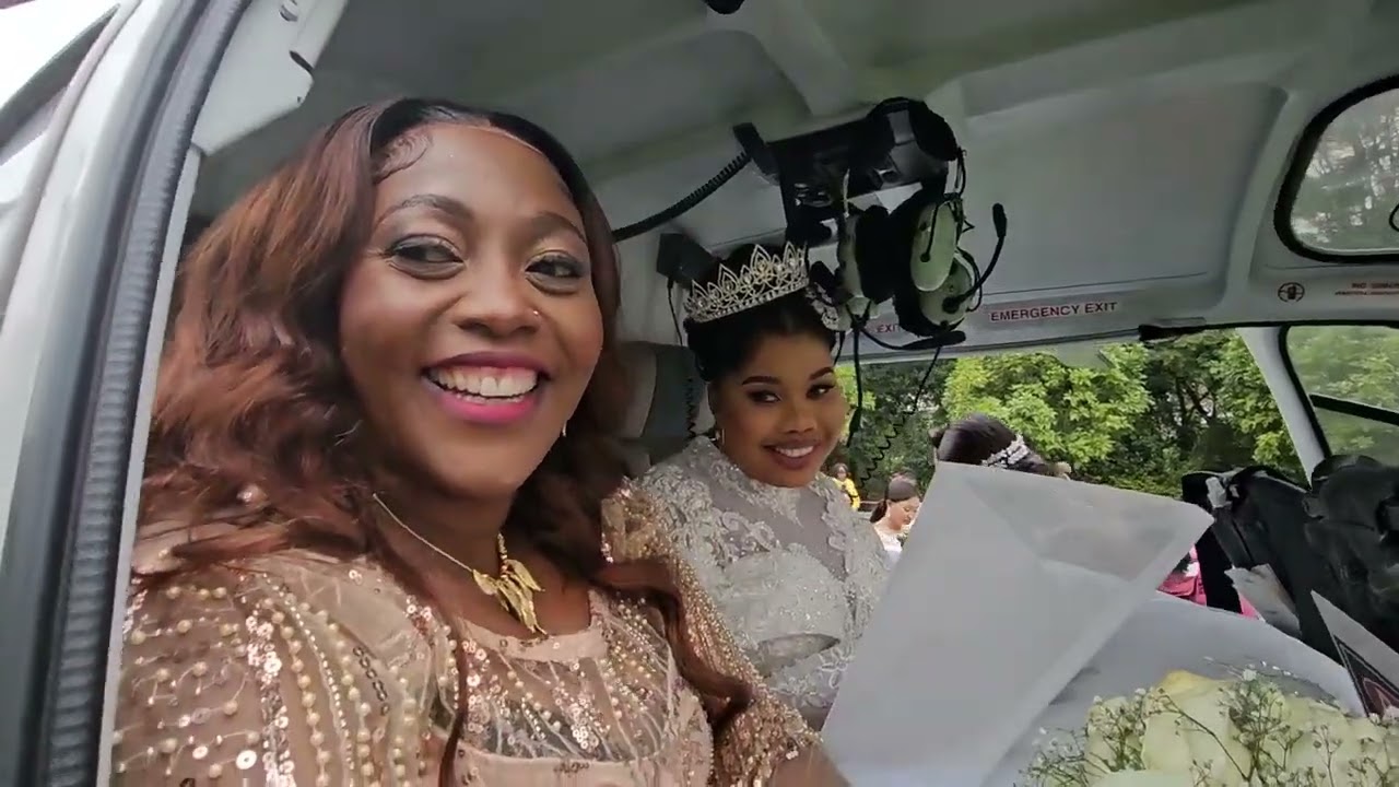 fortune  mwikali lands in chopper at her wedding at safari park hotel