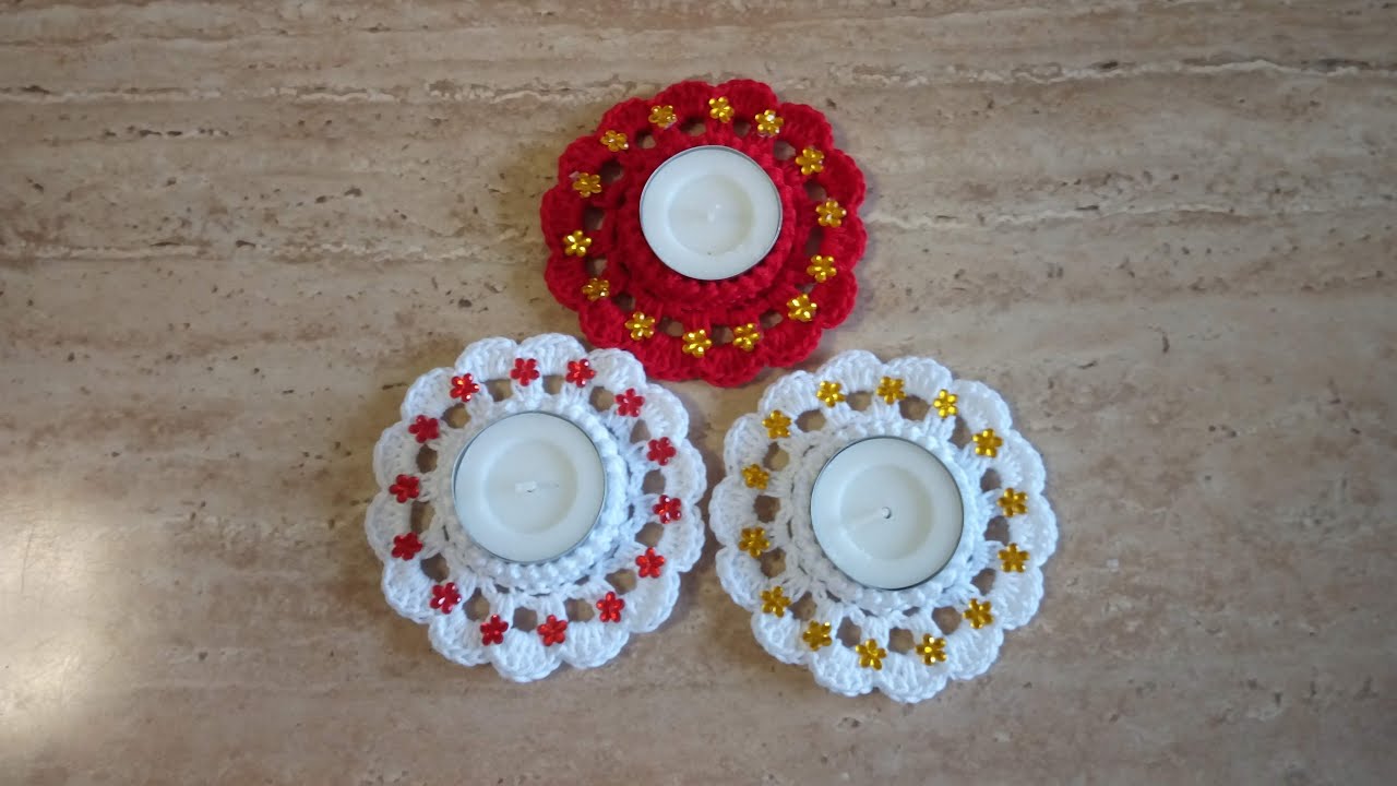 #tutorial #portacandele #amigurumi #Natale #uncinetto #crochet #christmas #candleholder #decorations