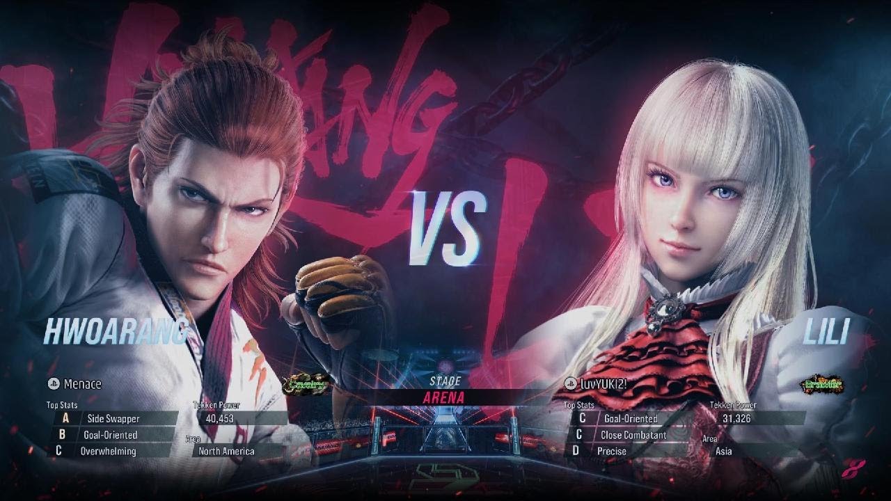 TEKKEN8  Hwoarang VS Lili