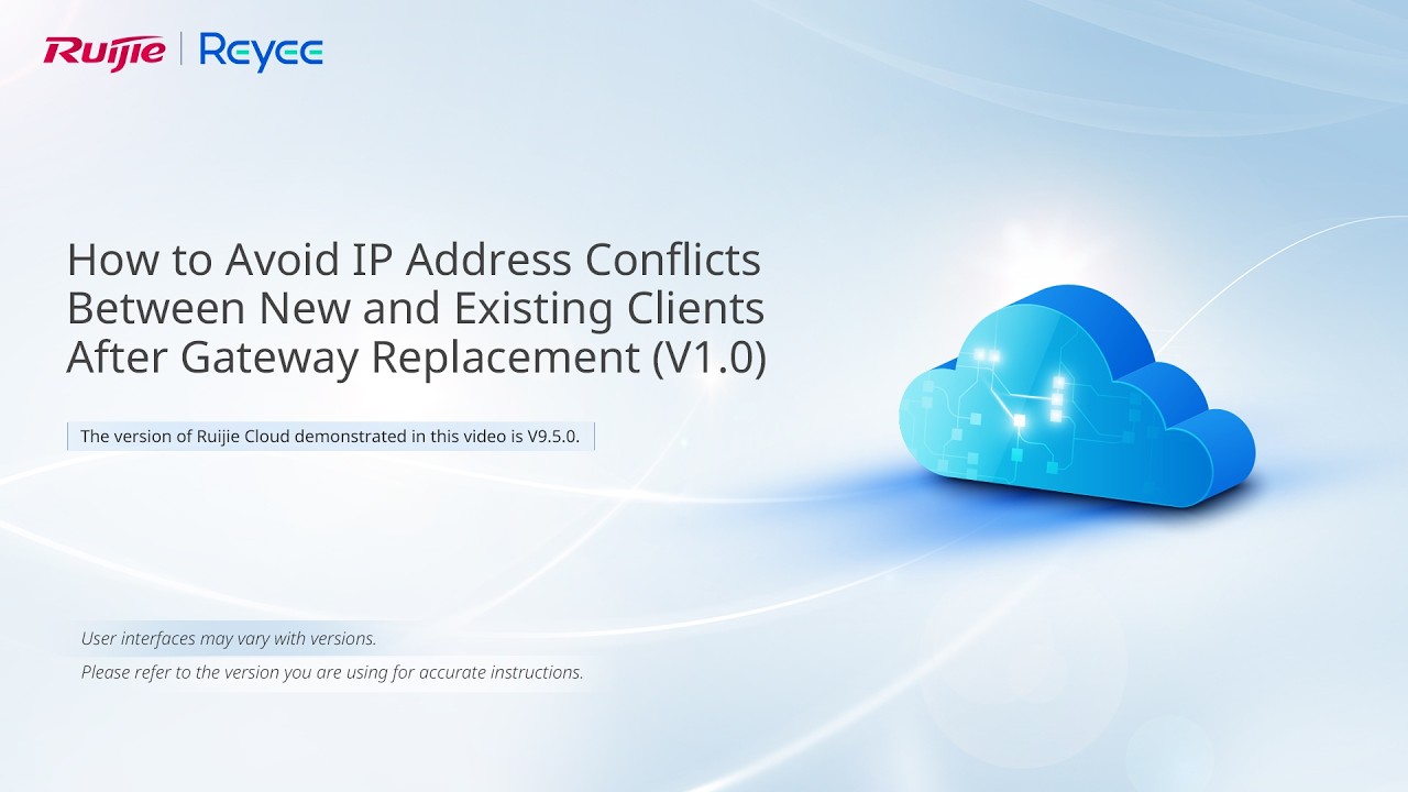 How to Avoid IP Address Conflicts Between New and Existing Clients After Gateway Replacement V1.0