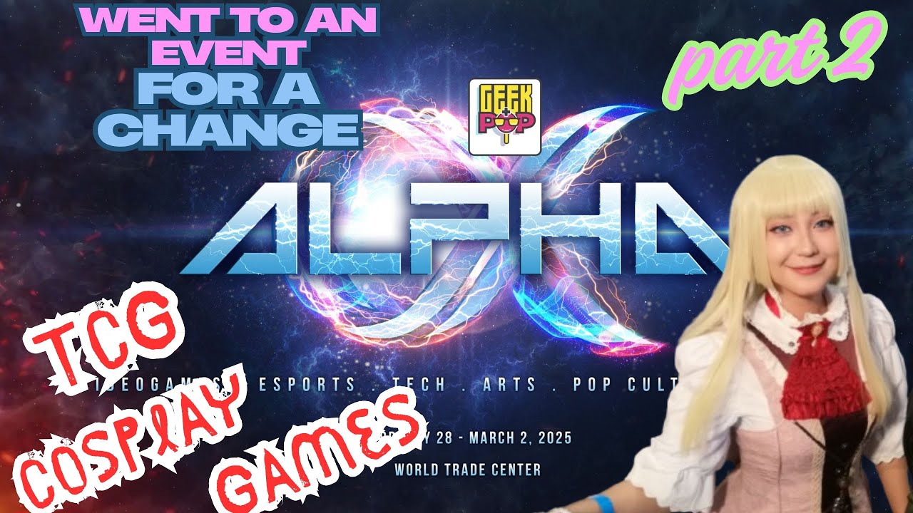 Exploring Geek Pop Alpha 2025! Pok&eacute;mon Cards, Cool Merch & Nintendo Games! #geekpopalpha  #geekfam