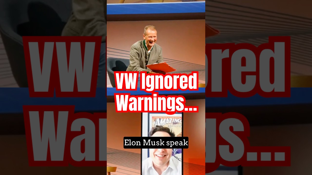 Катастрофа с электромобилями Volkswagen: Илон предупреждал об этом #elonmusk #vw