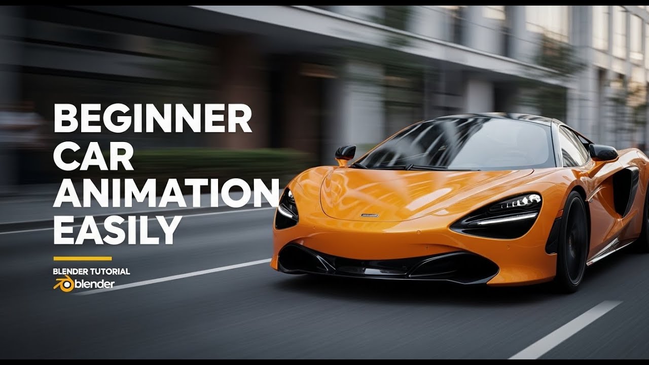 Learn Car Animation Fast | McLaren Driving Through City