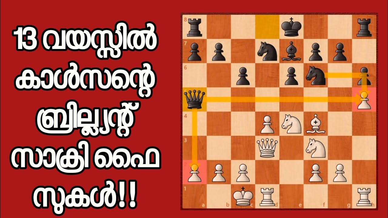 Brilliant attack| Magnus Carlsen Vs Ernst | Epaulette Mate