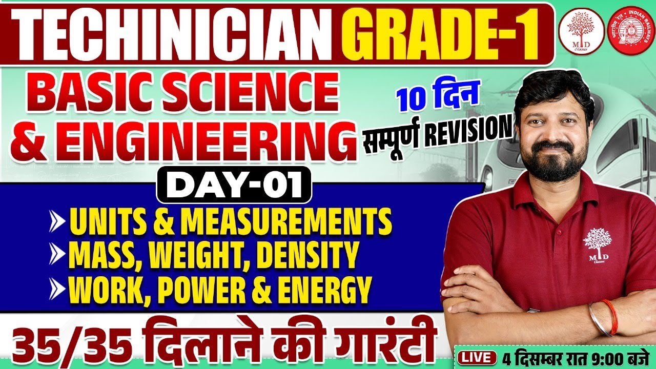 TECHNICIAN GRADE 1 BASIC SCIENCE AND ENGINEERING | TECHNICIAN GRADE 1 2024 BASIC SCIENCE ENGINEERING