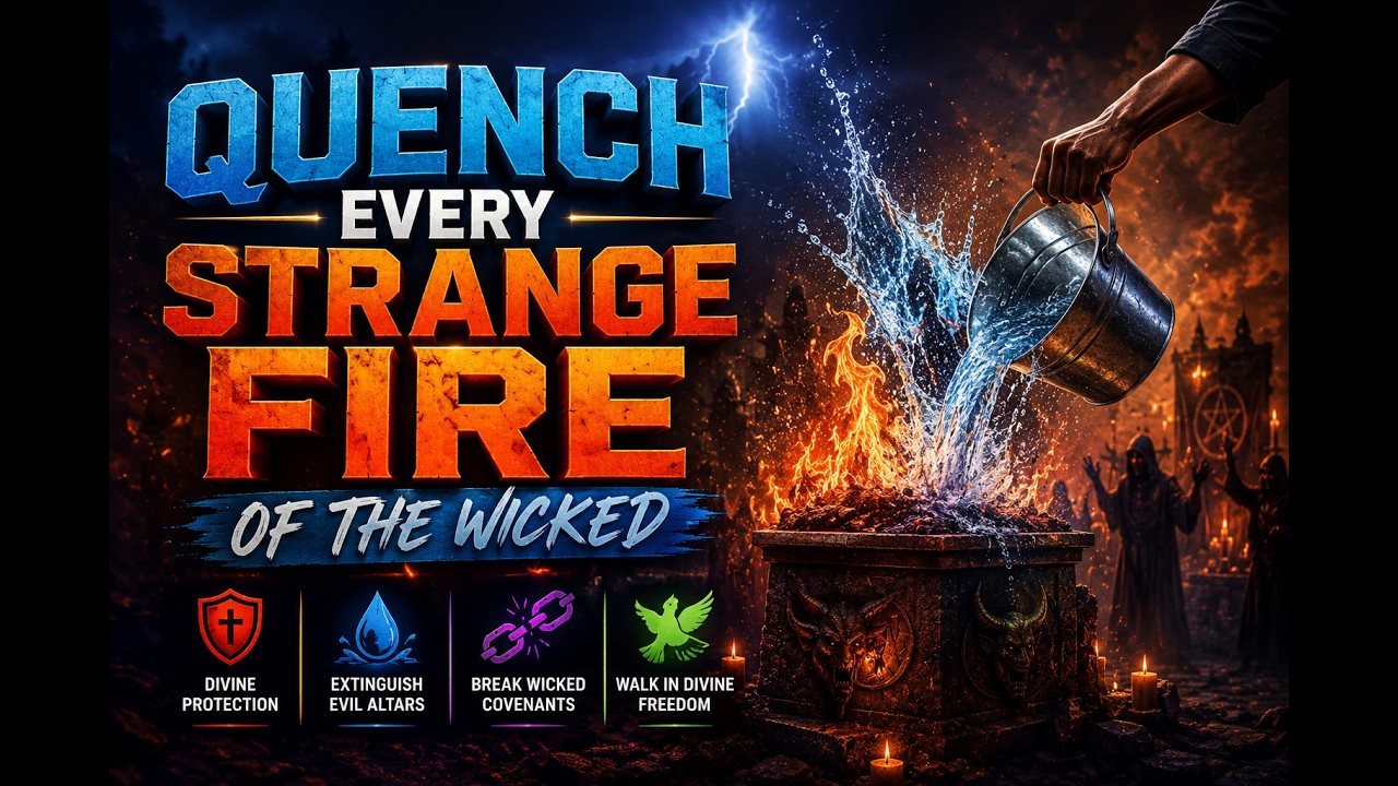 Quench Every Strange Fire of the Wicked Delaying You | Warfare Prayer Against Evil Plots