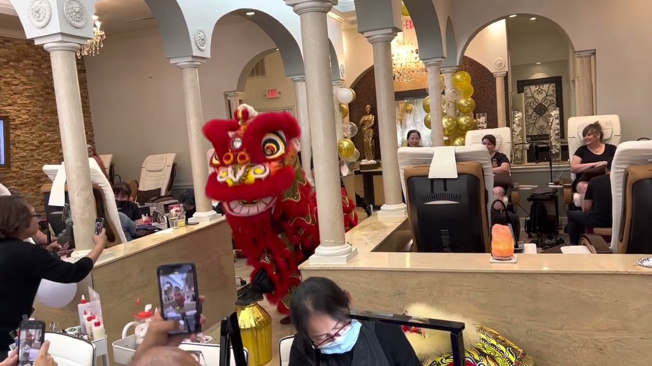 HV Lion Dance Team - Executive Nails Grand Opening Performance