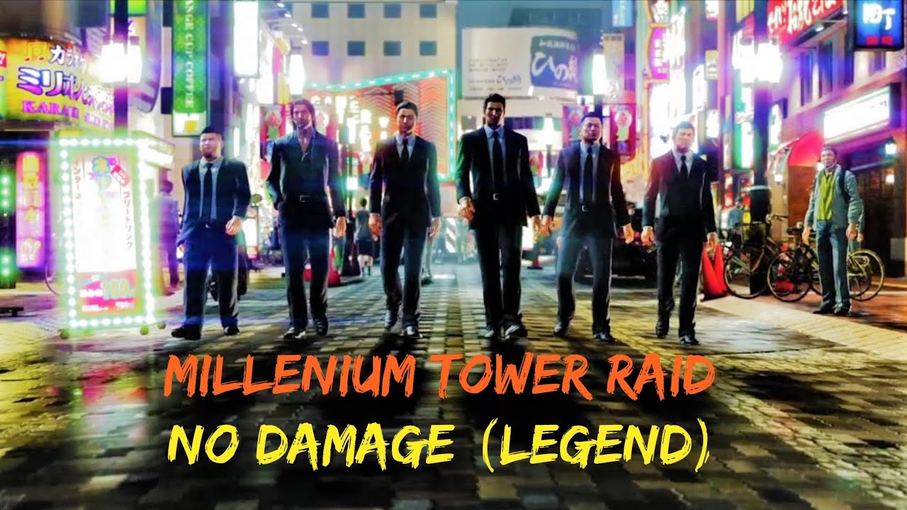 [Yakuza 6] Millennium Tower Raid One Take No Damage (LEGEND)
