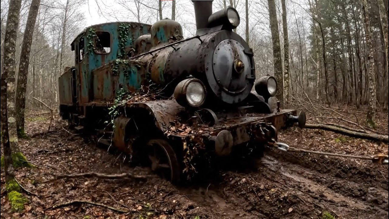 Forgotten Locomotive restored as a Living Machine (ASMR)