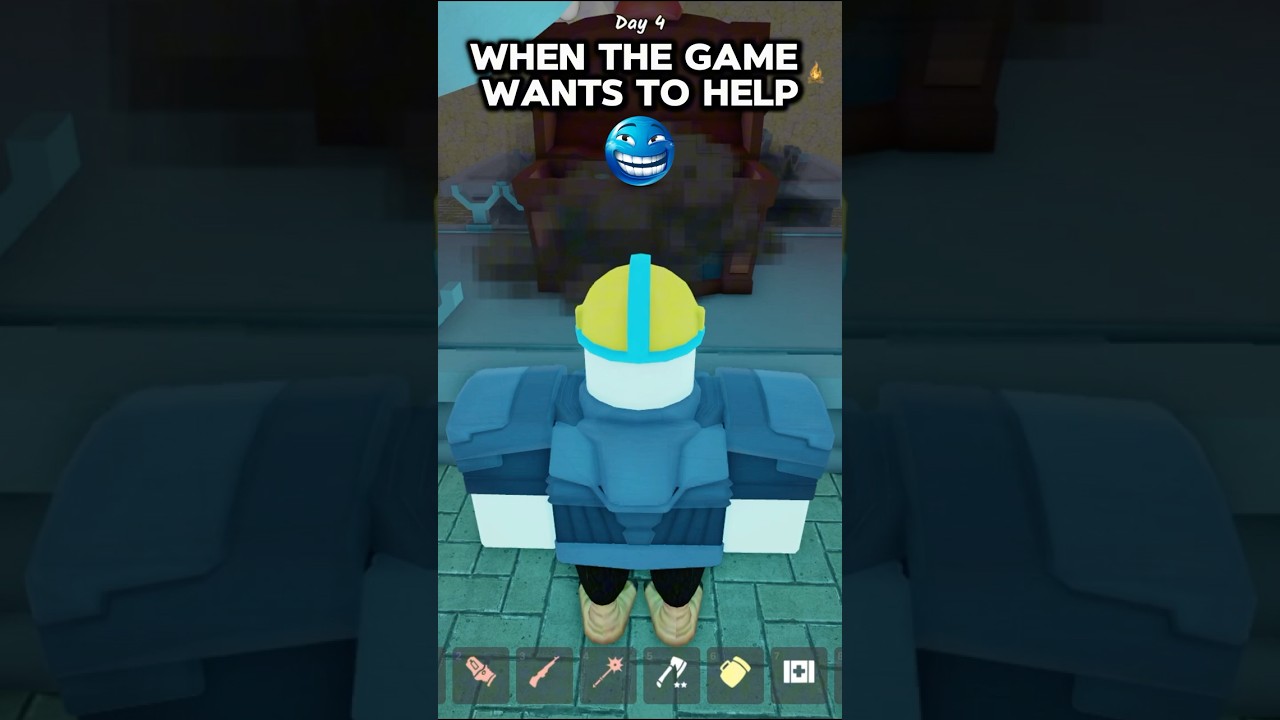 When The Game Wants To Help You Out In 99 nights in the forest - Roblox