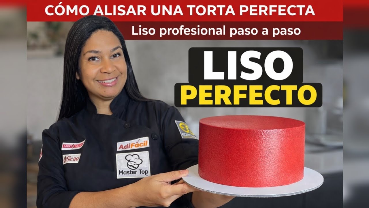 CÓMO ALISAR UNA TORTA PERFECTA | Liso profesional paso a paso