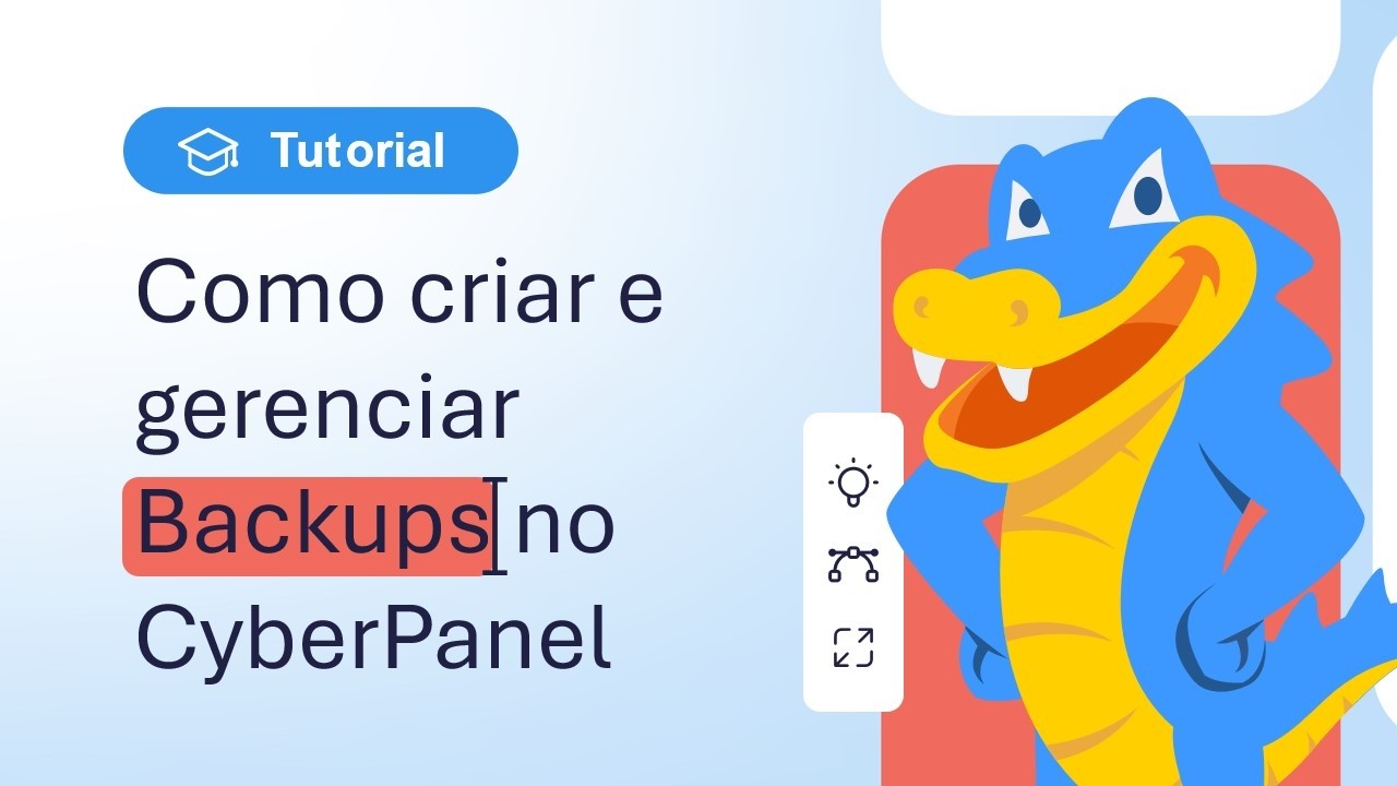 Como criar e gerenciar Backups no CyberPanel