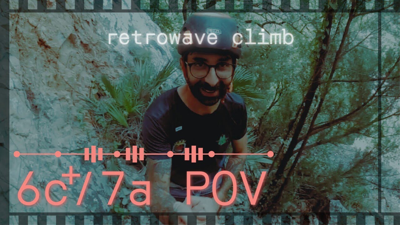 POV Escalada 6c+/7a · Diplodocus🦕 Benahavis | Retrowave climb
