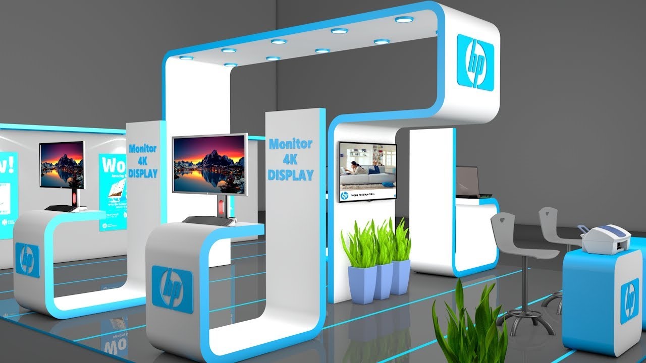 Cinema 4D Tutorial How to Create an Exhibition Stand