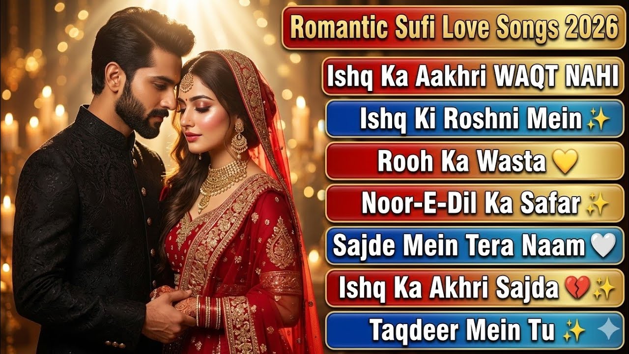 Romantic Sufi Love Songs 2026 💖 | Ishq Ka Aakhri Waqt Nahi | Rooh Ka Wasta | Sufi Jukebox Collection