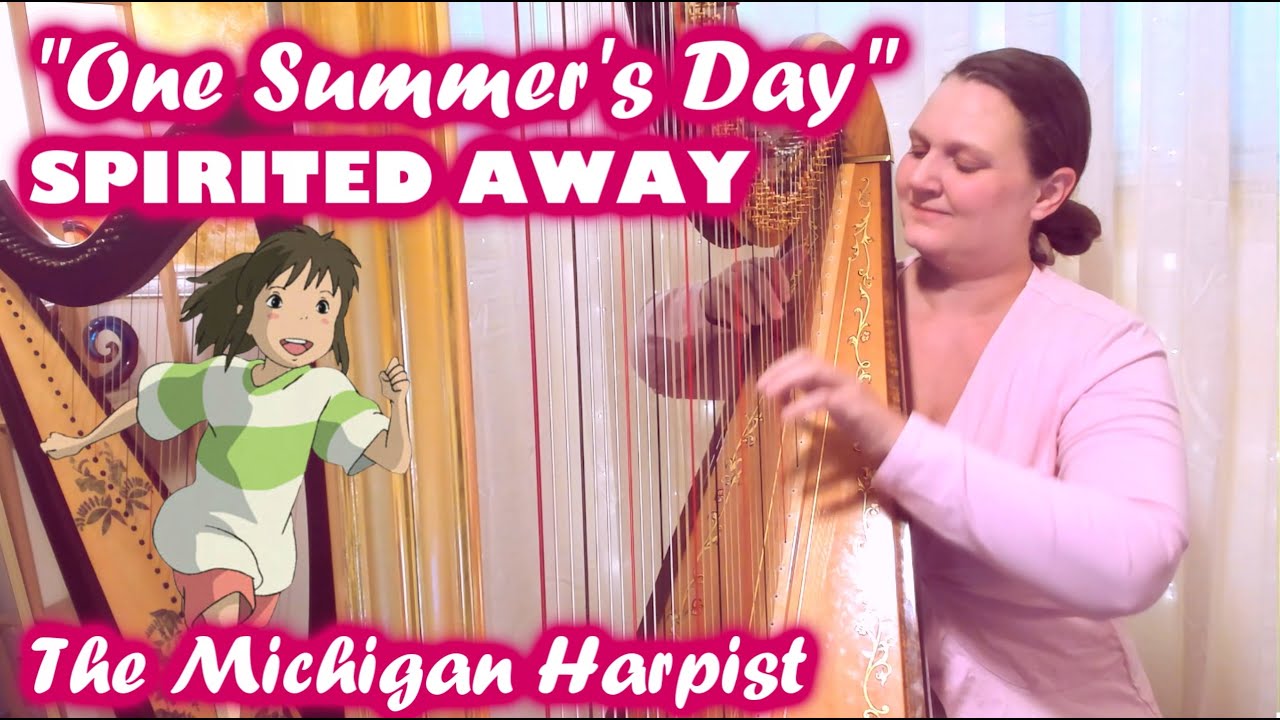 One Summer's Day (Spirited Away) Harp Cover + Sheet Music - The Michigan Harpist