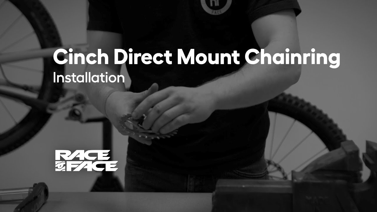 Установка передней звезды Race Face Cinch Direct Mount