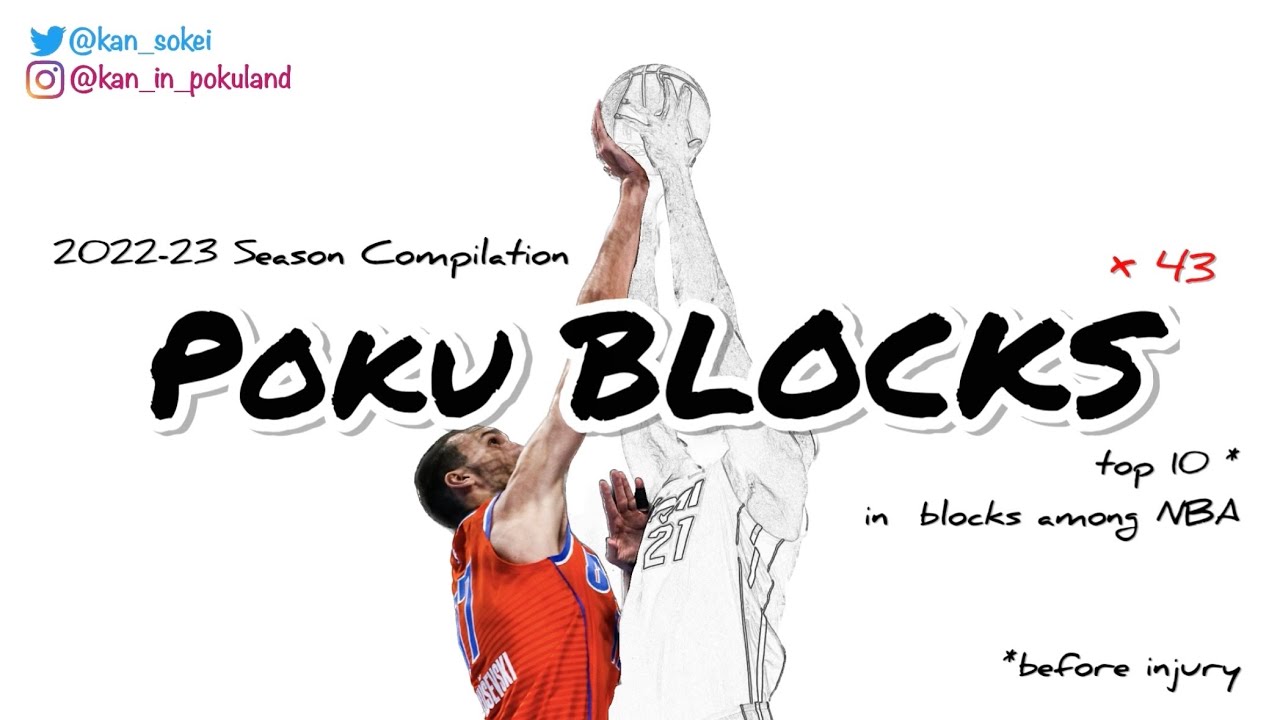 POKU Aleksej Pokusevski Blocks Compilation 2022-23 season okcthunder