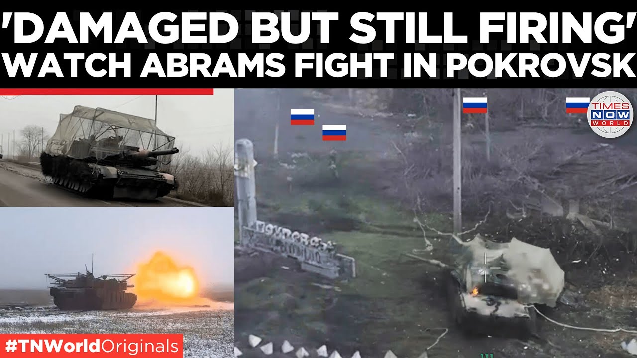 'Fire&ndash;There are no barriers' Watch Ukraine&rsquo;s Abram Tanks Combat in Pokrovsk | Times Now World