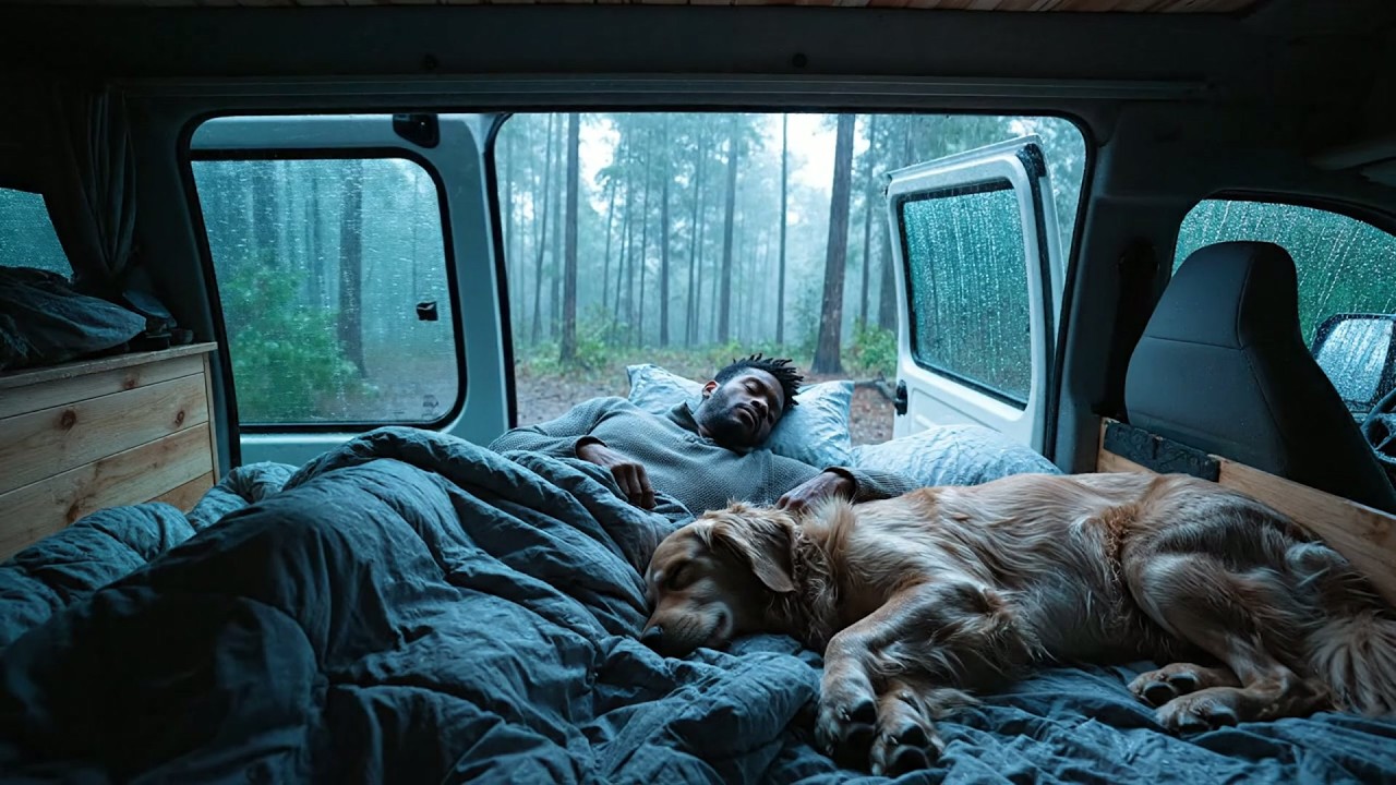 Sleep Therapy with Real Rain Sounds 🌙 Deep Relaxation & Stress Relief Ambience, Natural Sounds