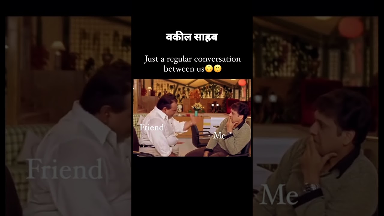 regular conversation between friends 