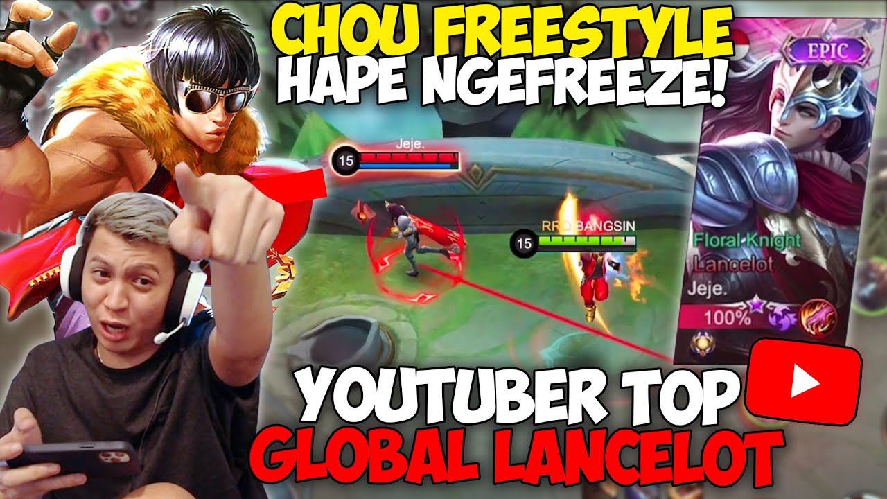 KETEMU JEJE YOUTUBER TOP GLOBAL LANCELOT ! LANGSUNG KASIH CHOU FREESTYLE SAMPAI HAPE FREEZE !