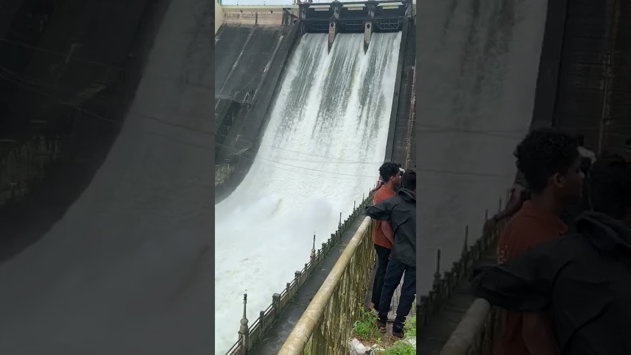 Supa Dam Water Flow | Ganeshgudi Supa Dam | White Water Rafting | Dandeli River Rafting