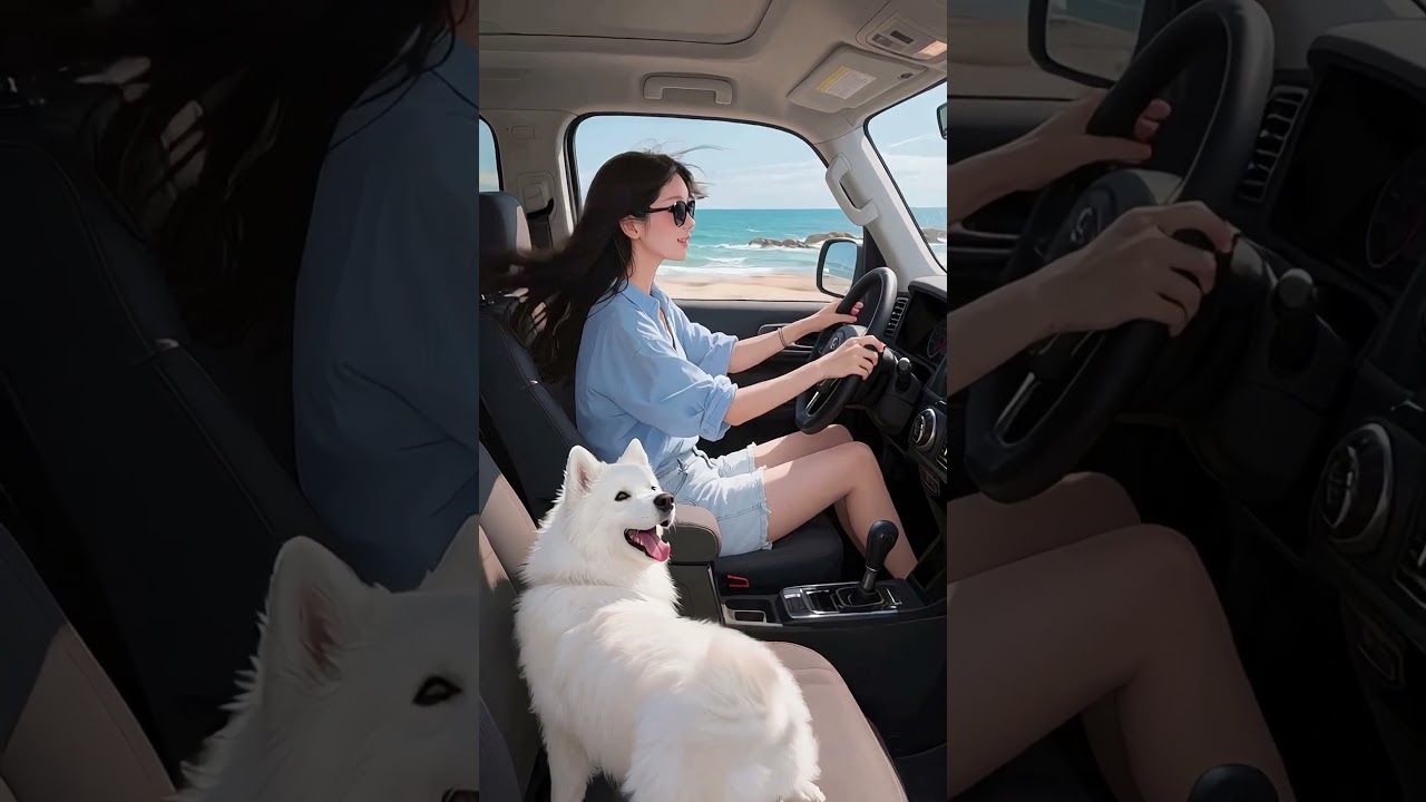 Relaxing Coastal Road Trip with My Furry Companion | Beachside Adventure #CoastalRoadTrip #PetTravel