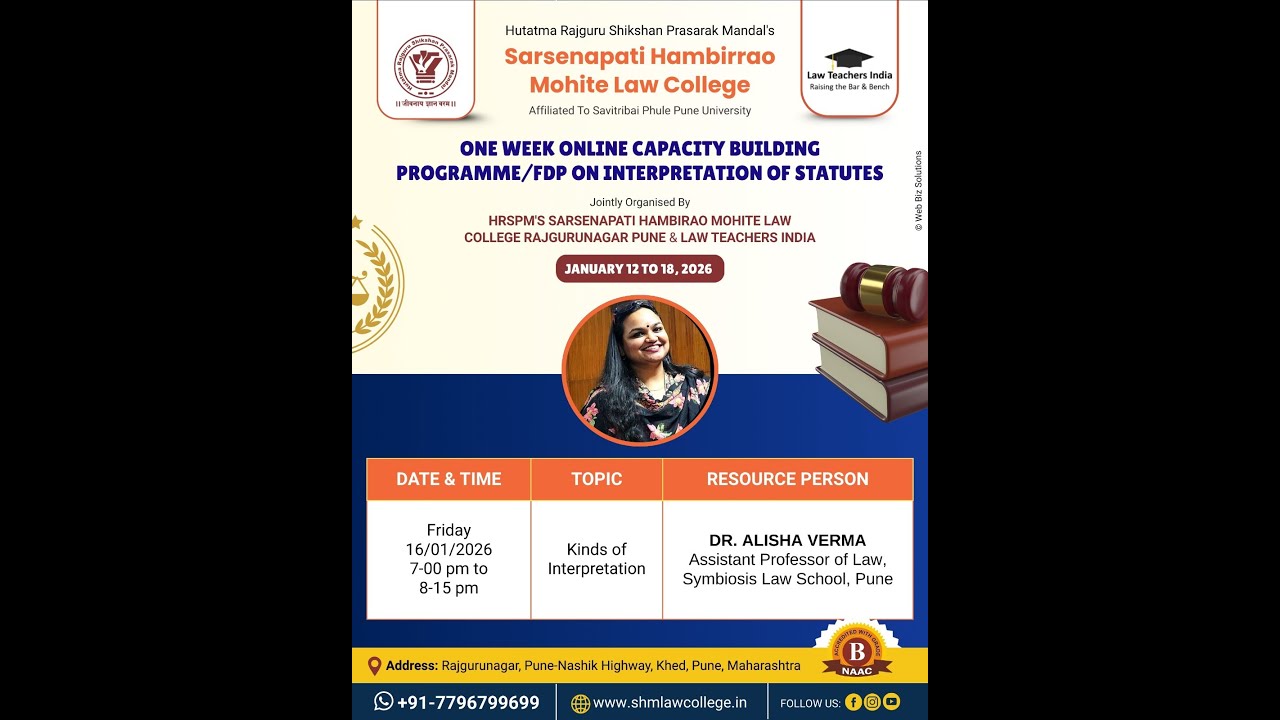 Day 2 | Kinds of Interpretation | Dr. Alisha Verma