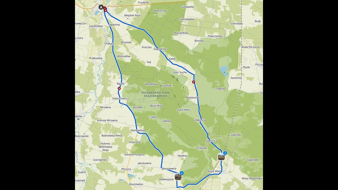 2025 -  Przedb&oacute;rz, Dobromierz, Januszewice, Oleszno, G&oacute;ry Mokre, Przedb&oacute;rz 50km