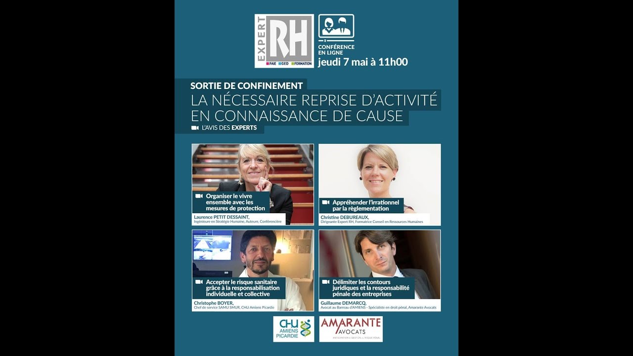 EXPERT RH - Visioconf&eacute;rence - La n&eacute;cessaire reprise d'activit&eacute; en connaissance de cause