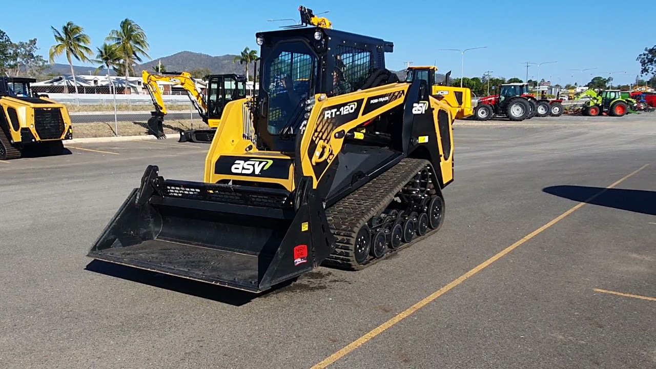 ASV RT120 Posi-track Skid Steer - Walk-around & Start-up!