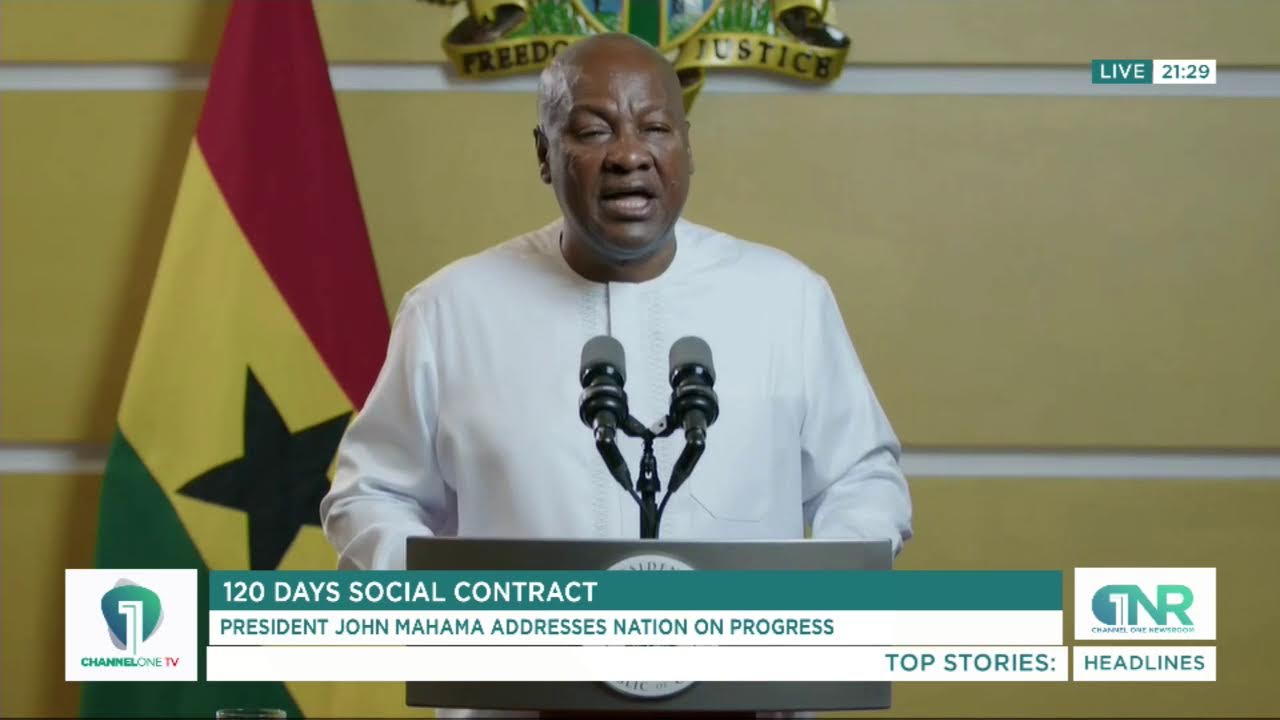🇬🇭 Mahama Speaks [Full]: Has He Kept His 120-Day Social Contract Promise?