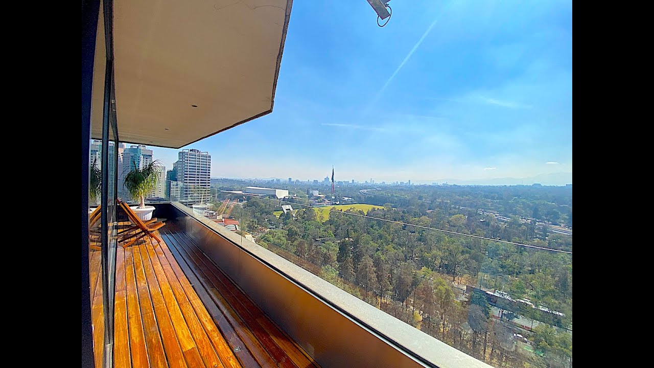 PH CAMPOS ELISEOS CON TERRAZA VISTA A PARQUE CHAPULTEPEC CDMX