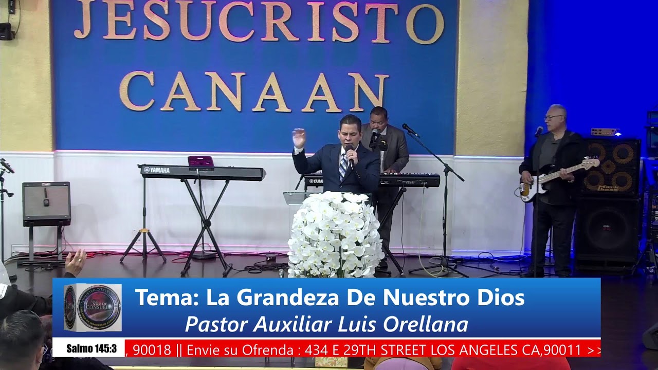 Pastor Auxiliar: Luis Orellana Tema: La Grandeza De Nuestro Dios Texto: Salmo 145-3