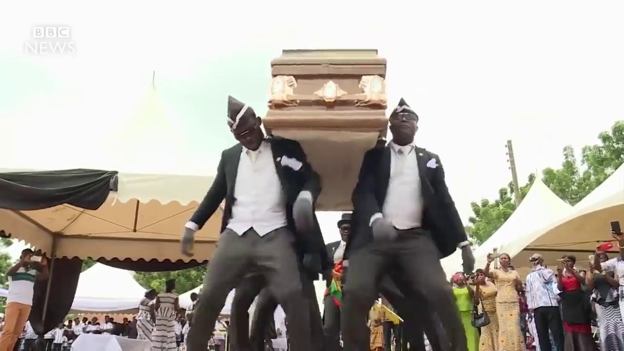 COFFIN DANCE MEME fire  - Funeral Dance /  Original Videos from BBC   Astronomia