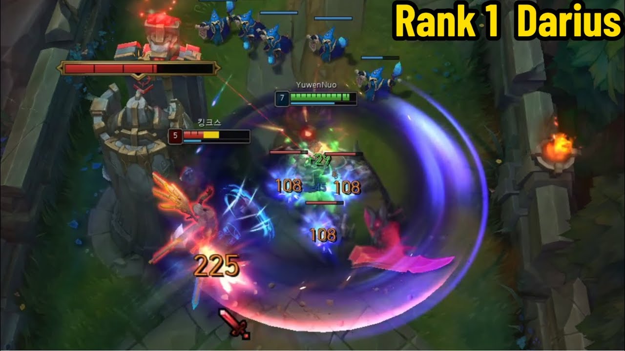 Rank 1 Darius: HE IS THE KING ON TOP LANE!