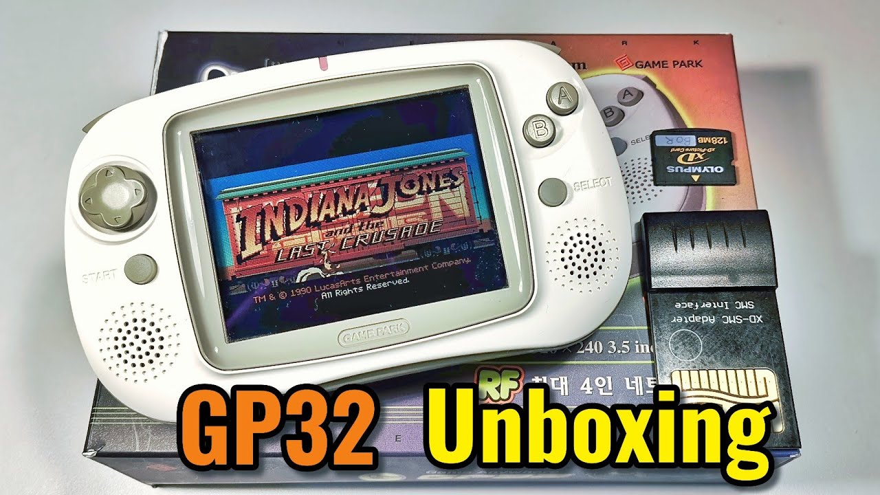 👾Gamepark GP32 (2001): unboxing e historia de la potente retro consola para emulación que fracasó.
