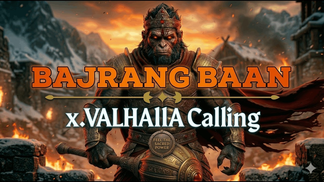 The Most Powerful HANUMAN BAJRANG BAAN (Valhalla Calling Style) | A DEITY'S MIGHT