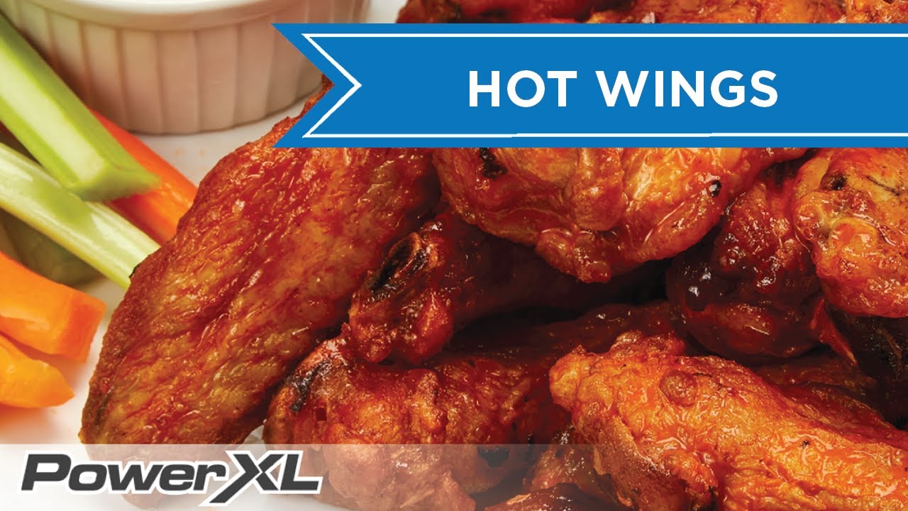 Two-Ingredient Air Fryer Hot Wings - PowerXL Combo 12-in-1