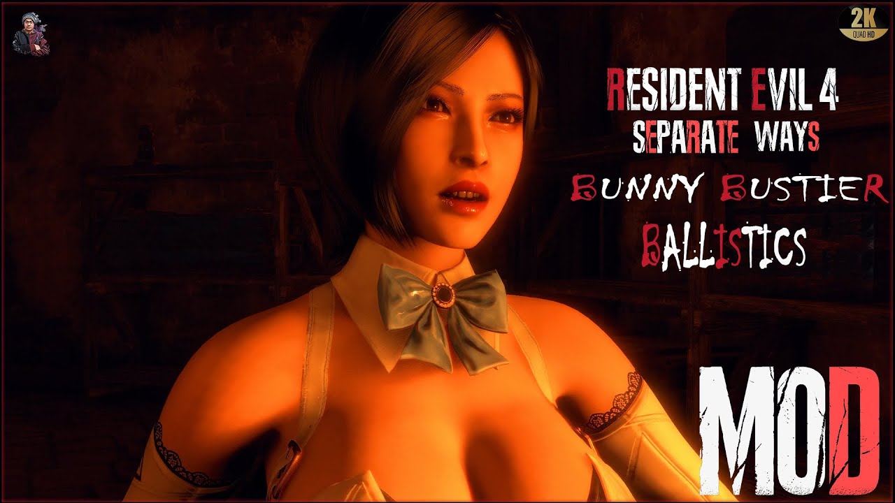 Ada's Seductive Bunny Bustier MOD in RE4 Remake | Separate Ways | Chapter 3 | 2K 60fps